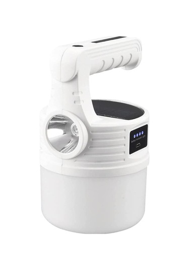 Zauss 300w 10 Modlu Güneş Enerjili Solar Aydınlatma Kamp Çadır Mavi