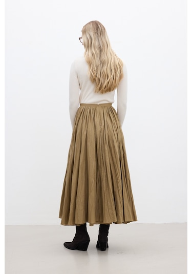 Pılıse Maxı Etek Toprak Camel