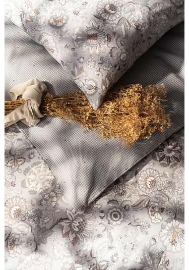 Puffy Arni Çift Kişilik Polycotton Nevresim Takımı - Gri Gri