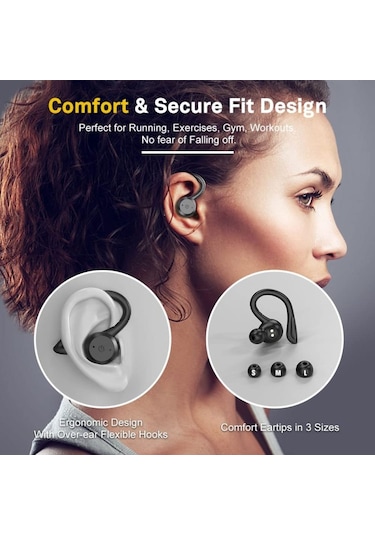 Lemestar 5.2 Sporcu Ipx7 Su Geçirmez Stereo Gürültü Önleyici Ko Bluetooth Kulaklık