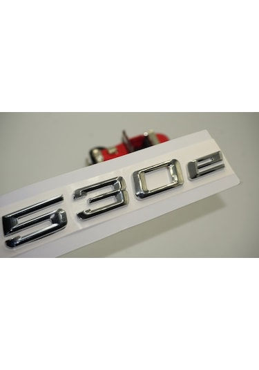 Bmw 530E Bagaj Krom Metal 3M 3D Yazı Logo (527710216)