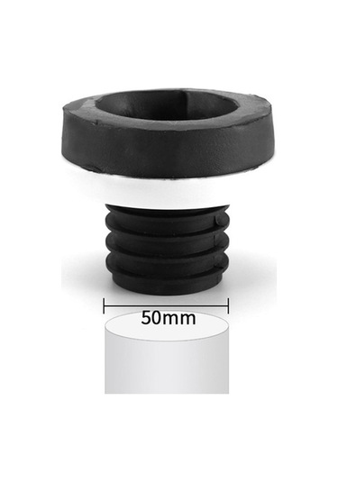 Trendooze Tuvalet Flanş Halkası, Drenaj Önleyici, Siyah, Pratik Tasarım Siyah