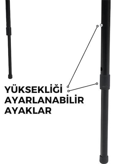 Outwell Claros M Katlanır Masa Siyah