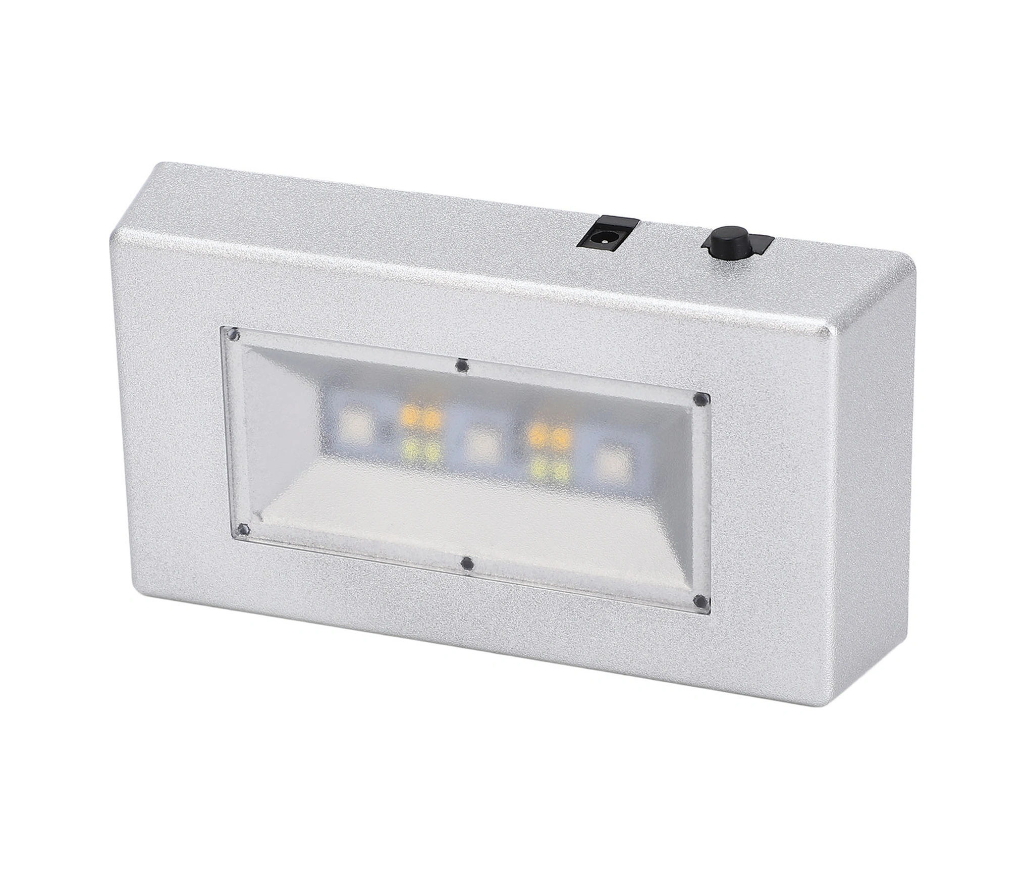 Wezone Gümüş Led Işık Tabanı, Usb/pil Beslemeli, 11 Ampul, Çok Renkli Modlar, Kristal Top/sanat Eserleri İçin Sergi Tabanı Pil Yok Diğer