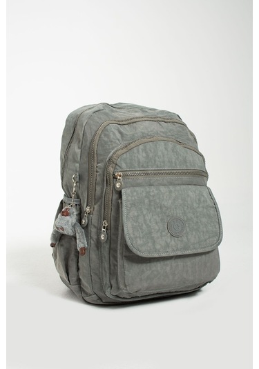 Ultra Hafif Çok Cepli Su Geçirmez Okul Çantası Laptop, Notebook, Okul, Spor, Seyahat Gri 571-2a-3 Gri