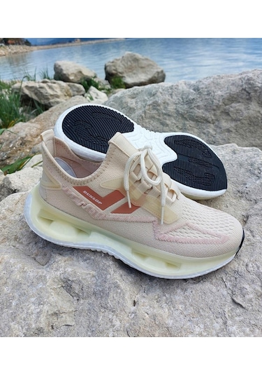 Dunlop 2357 Bej Air Yumuşak Taban Erkek Spor Ayakkabı AYKSAYAK-000519