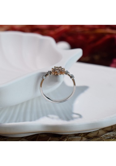 Lilarote Kar Tanesi Tasarım Yüzük