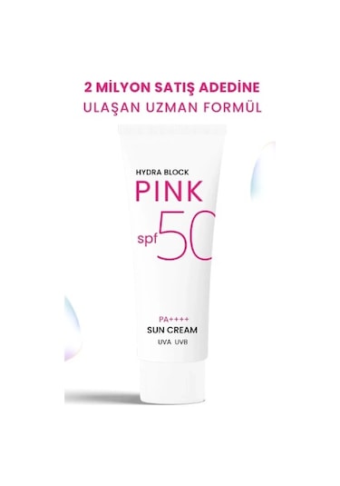 Procsin Hydra Block Pink Cilt Tonu Eşitleyici Güneş Kremi SPF50+ 50 ML