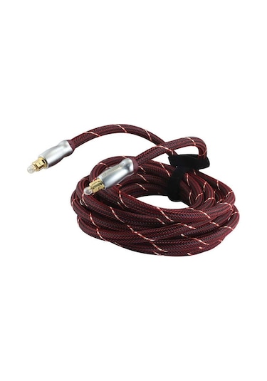 Powermaster Optik Kablo 5Metre Örgülü Metal Kutulu