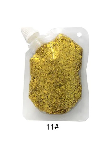 40 Ml Yüz Mücevherleri Göz Farı Pırıltılı Pigment Vücut Yüz Göz Parlak Pullar 11 C01