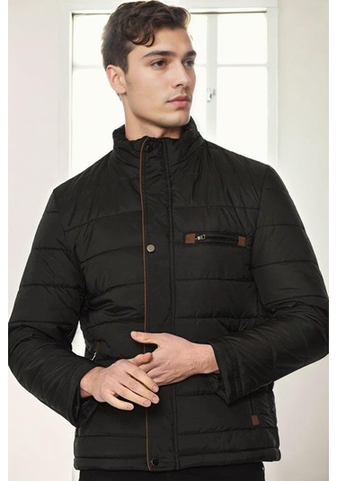 M8625 Dewberry Erkek Mont-siyah-1 Siyah-1