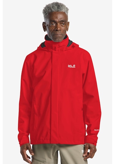 Jack Wolfskin Trailtime 2l Erkek Outdoor Ceketi Kırmızı