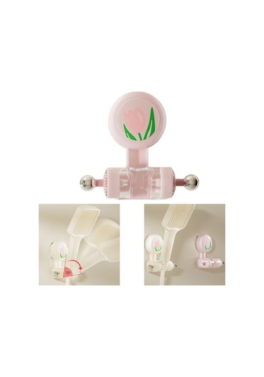 Suntek Duş Başlığı Tutucu Banyo Sprey Apartman Otel Tuvalet Pembe