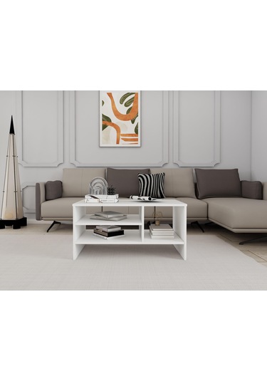 Nemrut Orta Sehpa Beyaz Renk