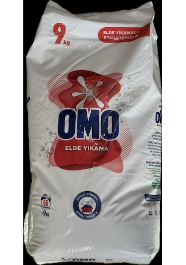 Omo Elde Yıkama Toz Çamaşır Deterjanı 9 KG