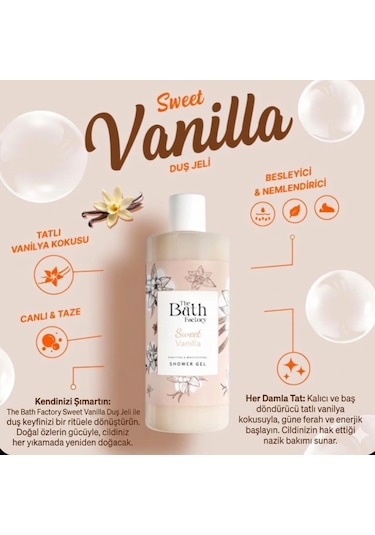 The Bath Factory Vanilya Aromalı Vücut Şampuanı
