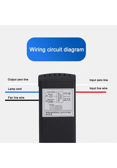 Fosenze 110v Akıllı Kablosuz Kumanda Anahtarı - Fan Ve Lambaları 50m Uzaklıkta Kontrol Et, 3 Seviye Hız Ayarı, 1-8 Saat Zamanlayıcı, 200w Yük Kapasitesi Pil Dahil Değil