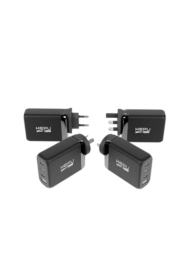 Hp-304 100watt Gan Şarj Adaptörü 4-port Fast Charger Hızlı Seyeha