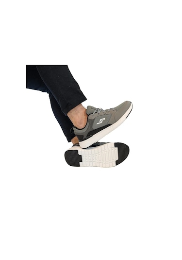 Jump 32427 Gri Hafızalı Rahat Taban Spor Ayakkabı Gri