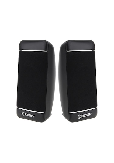 Rogfer Yeeze S4 Dizüstü Bilgisayar Mini Hoparlör Kablolu Usb 2.0 Taşınabilir Hoparlör Siyah