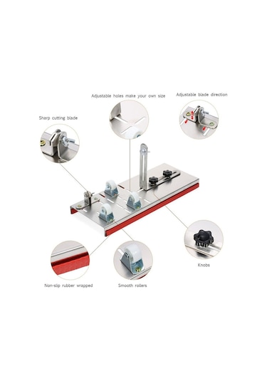Paslanmaz Çelik Ayarlanabilir Cam Şişe Kesici Dıy Şişe Kesme Aracı Yuvarlak Kare Oval Şişeler Mason Kavanozları İçin