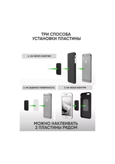Technoroom Araç İçin Panelde Manyetik Telefon Tutucu 232807544 Siyah