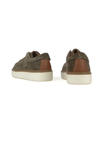 Ziya, Erkek Hakiki Deri Sneaker 1531026zh182 Haki 1531026zh182 610 Haki