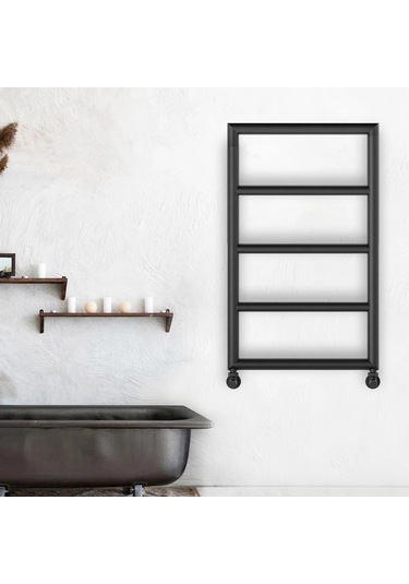 800x500mm Paslanmaz Çelik Havlupan Ngiht Black Trendy