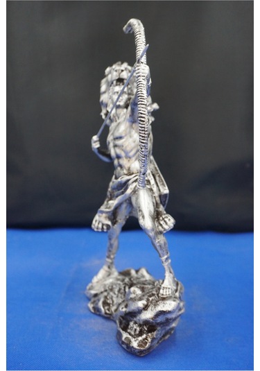 Herkül Antik Yunan Kahramanı Heykeli- 27 Cm Herakles Biblo Ev Ofis Hediyelik Gümüş