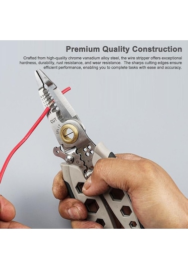 Pazly Tel Tel Striptizci Sıyırma Profesyonel Jms İnç Fonksiyonlu Çok Awg Alet 7 22-10 Ki