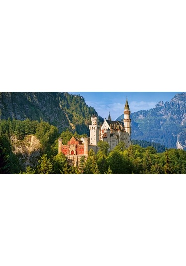 Castorland 600 Parça Neuschwanstein Kalesi Panorama Puzzle