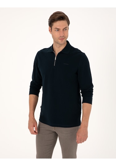 Pierre Cardin Erkek Lacivert Sweatshirt 50314046-vr033 Lacivert