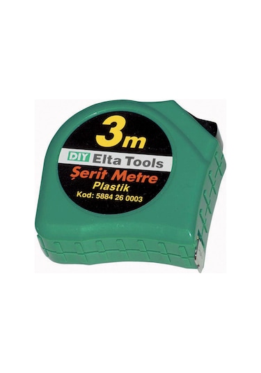 Elta Stoplu Plastik Şerit Metre 3 M - 5884260003