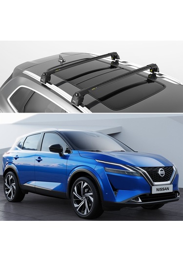 2021-2022 Nissan Qashqai Turtle Air-2 Siyah Tavan Ara Atkı