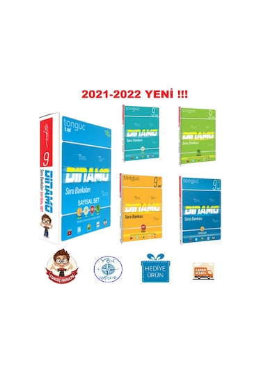 Tonguç 9. Sınıf Dinamo Sayısal Soru Bankası Set 2021-2022