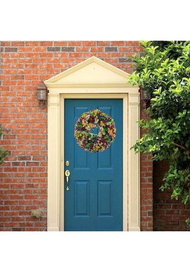 Suntek Ön Kapı Çiftlik Evi Çelenk Için İlkbahar Yaz