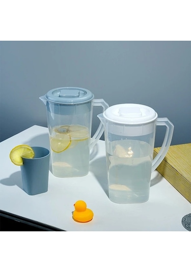 Topshop1 Bej 1 Adet Sıcak Soğuk Limonata Suyu Şişesi Büyük Kapasiteli İçecek Sürahisi