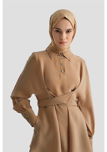 Armine Çapraz Bağlamalı Cupra Takım 25y6032 Sahra Camel