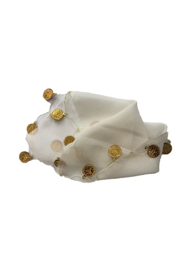 Tüfekçioğlu Beyaz Şifon Halay Mendili 10 Adet