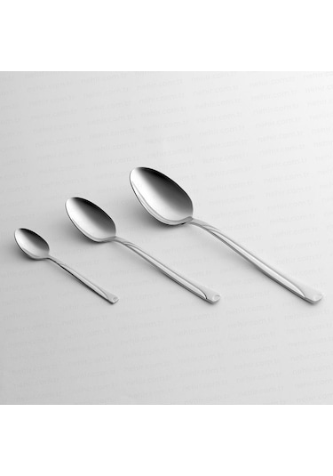 Nehir Fiesta Sade 89 Parça Kutulu Çkb Seti Gümüş