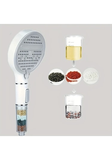 Fastbuy Challenger Negatif İyon Su Şelalesi 3 Parça Set Yüksek Basınçlı Ev Banyo Püskürtme Başlığı