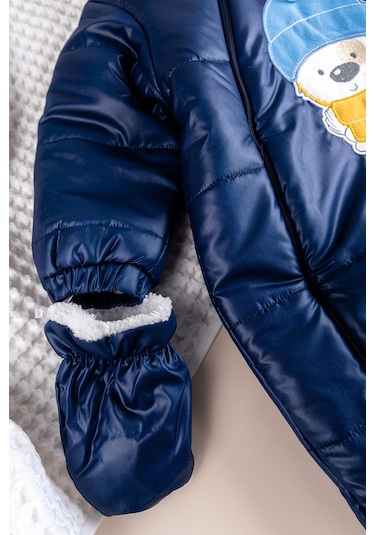 Peluş Astarlı Kız Erkek Ebek Astronot Tulum 001