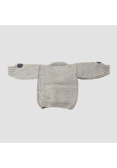 Uretti - Gülnur 2184 - El Örgüsü Araba Motifli Erkek Çocuk Hırka 3 Yaş