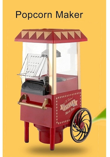 Polygold PG-618 1200 W Retro Mısır Patlatma Makinesi
