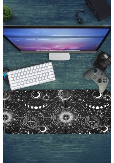 Gaming Oyuncu Xl Mouse Pad Kaydırmaz Dikişli 80 30 Cm Mousepad 6