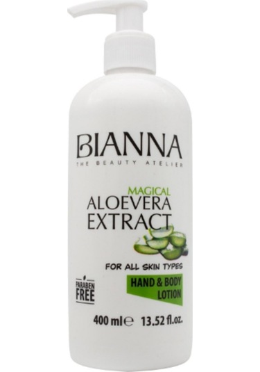 Bianna Aloe Vera Özlü El ve Vücut Losyonu 400 ML