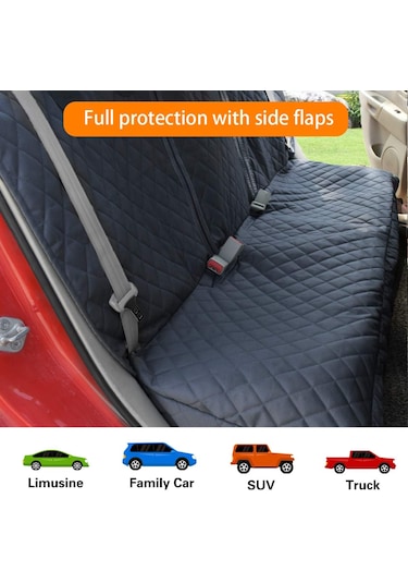 Hasby Köpek Araba Örtüsü Siyah 140 x 120 CM