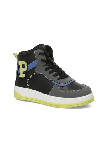 Polaris Patch.p4pr Siyah Erkek Çocuk High Sneaker 000000000101886652 Siyah