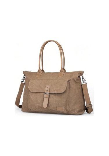 Cactive Kanvas Kahve Unisex Seyahat Çantası Ctv1306 L.edıtıon Kahverengi