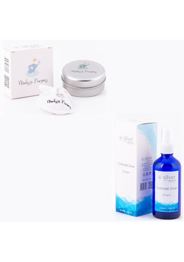 Gümüş Göğüs Koruyucu %99.99- Gümüş Sprey Hediye Merby'S Nursery